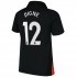 Camisola Everton Lucas Digne 12 Equipamento Segundo 2021-2022 Manga Curta